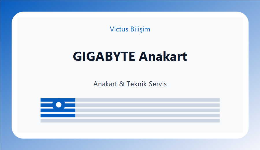 Gigabyte Anakart