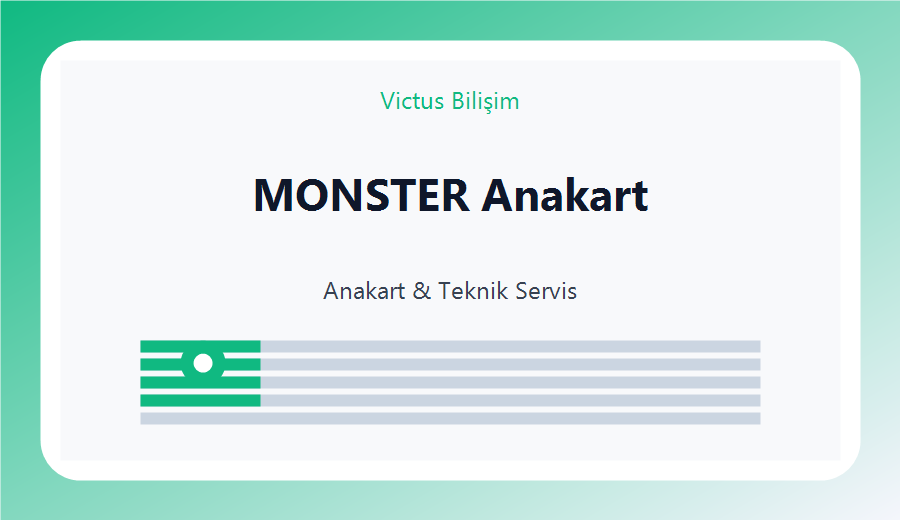 Monster Anakart