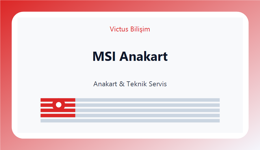 MSI Anakart